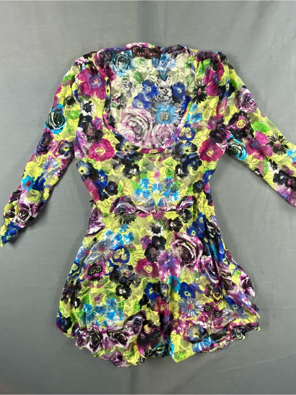 Almost Famous Multi Color Y2K late 90s Vintage mini dress